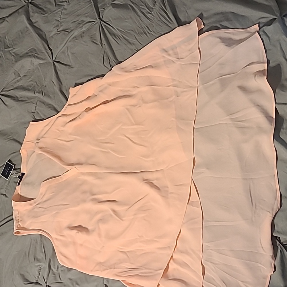 Peach blouse